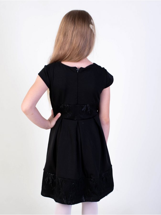 Чёрное платье для девочки